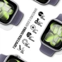 Плівка захисна Armorstandart Matte hydrogel Apple Watch 11 42mm 6 pcs (ARM91991) - зменшене зображення 2