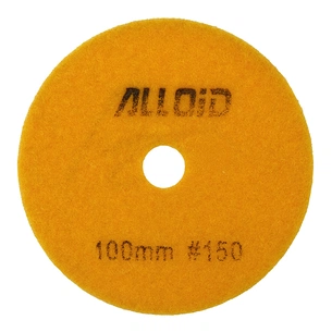 Круг зачистний Alloid Pro, алмазний, шліфувальний, на липучці, COMBS, 100мм, зерно 150 (DD-63379) зображення 1