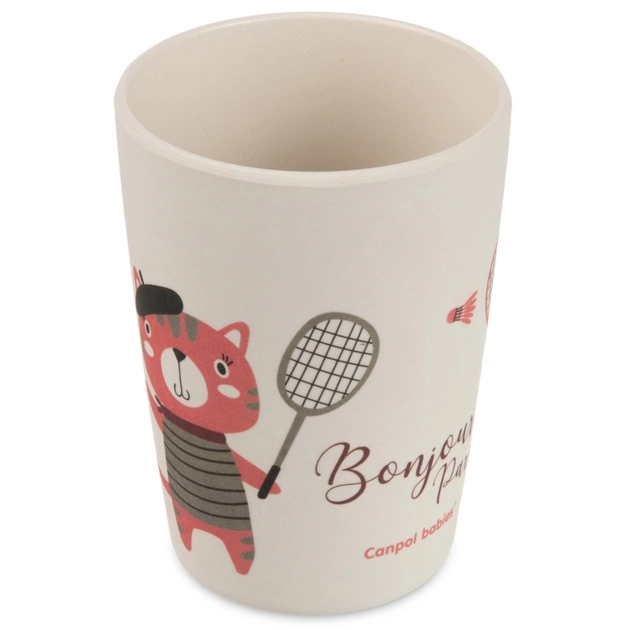 Набір дитячого посуду Canpol babies BONJOUR PARIS посуду 5 ел. червоний (9/227_red) - picture 5