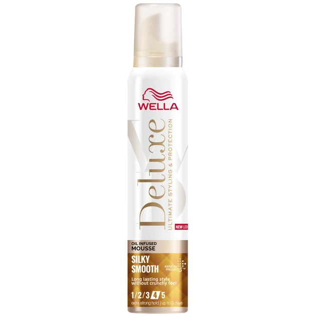 Мус для волосся Wella Deluxe Шовкова гладкість 200 мл (3614229717082) - зображення 1