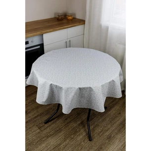 Скатертина Прованс непромокаюча Simfoni Айс Вензель D-136 см (033621) зображення 1