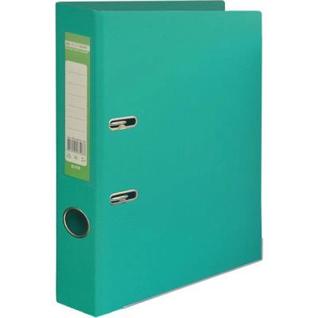 Папка - реєстратор Buromax А4 double sided, 50мм, PP, turquoise, built-up (BM.3002-06c) - зображення 1