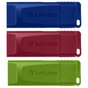 USB флеш накопичувач Verbatim 3x16GB Slider Red/Blue/Green USB 2.0 (49326) - зменшене зображення 3