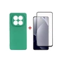 Чохол до мобільного телефона Dengos Soft Cover + Glass Xiaomi Redmi Note 15 Pro 4G Mint (DG-KM-196) - зменшене зображення 1