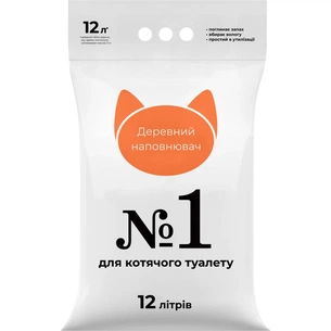 Наповнювач для туалету Super Cat №1 Деревний вбирний 3 кг (6967) изображение 1