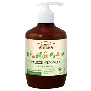 Рідке мило Зелена Аптека Алое та авокадо 460 мл (4823015905834) зображення 1
