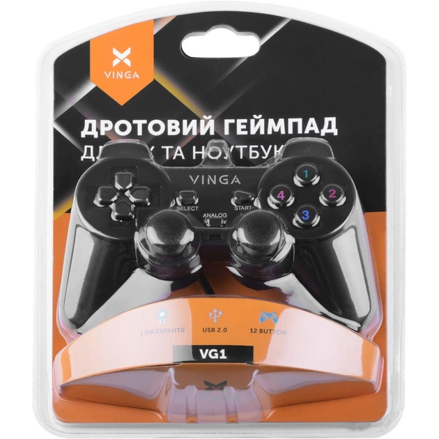 Геймпад Vinga VG1 Black - picture 7