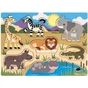 Розвиваюча іграшка Melissa&Doug рамка-вкладиш Сафарі (MD19054) - зменшене зображення 1