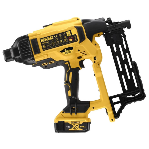 Степлер будівельний DeWALT 18В XR Li-Ion, 2x5Ah, діаметр/довжина скоби 4/50 мм (DCFS950P2) - picture 3