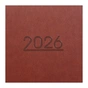 Тижневик Buromax датований 2026 PRIME, А5 коричневий (BM.2196-25) - уменьшенное изображение 4