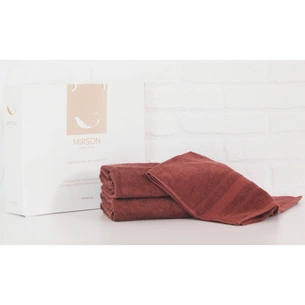 Рушник MirSon набір банний 5071 Elite SoftNess Brown 50х90, 70х140, 100х150 (2200003960914) зображення 1
