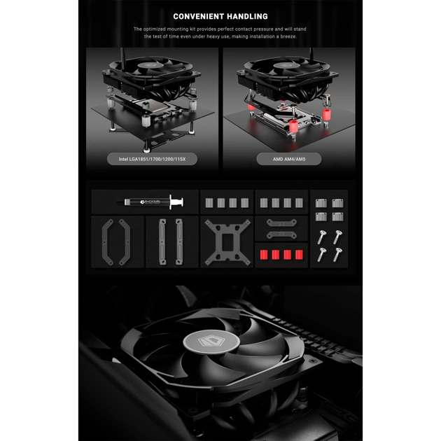 Кулер до процесора ID-Cooling IS-37-XT Black - зображення 12
