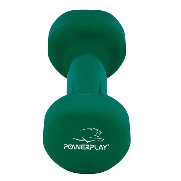 Гантельний набір PowerPlay Achilles 2 х 1,5 кг Зелений (2 (PP_4125_1,5kg_2in) - picture 5