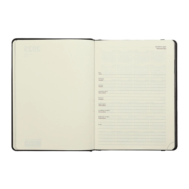 Тижневик Buromax датований 2025 NAVIGATOR, А5 сірий (BM.2124-09) - picture 4