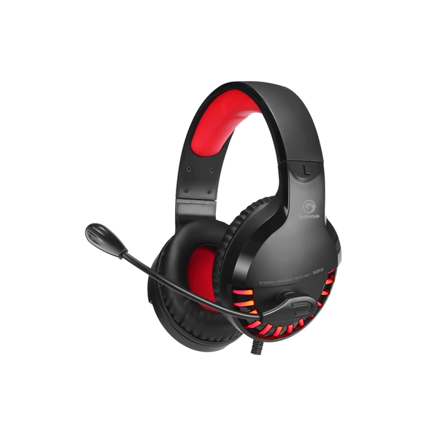 Наушники Marvo HG8932 LED Black/Red (HG8932) - изображение 1