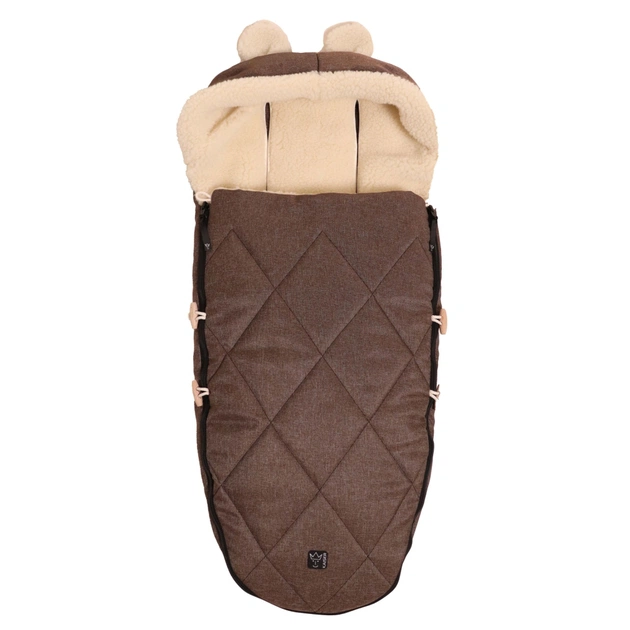 Чохол для ніг Kaiser XL EARS WOOL 2 в 1, зимовий, коричневий (6582575) - зображення 1