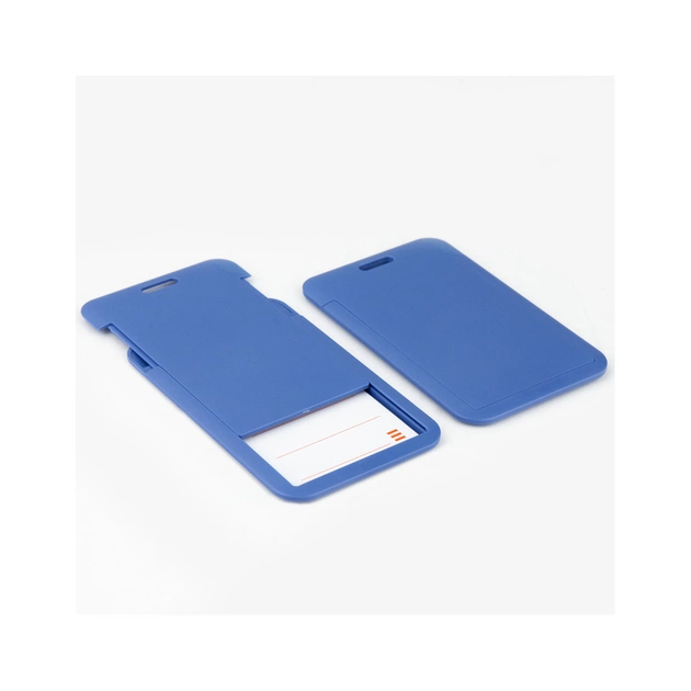 Бейдж Axent слайдер вертикальний, 54х85мм , димчастий синій (4500V-02-A) - picture 5