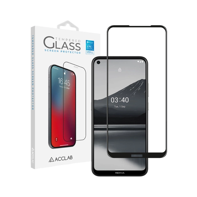 Стекло защитное ACCLAB Full Glue Nokia 3.4 (1283126511516) - изображение 1