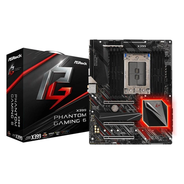 Материнська плата ASRock X399 PHANTOM GAMING 6 - зображення 1