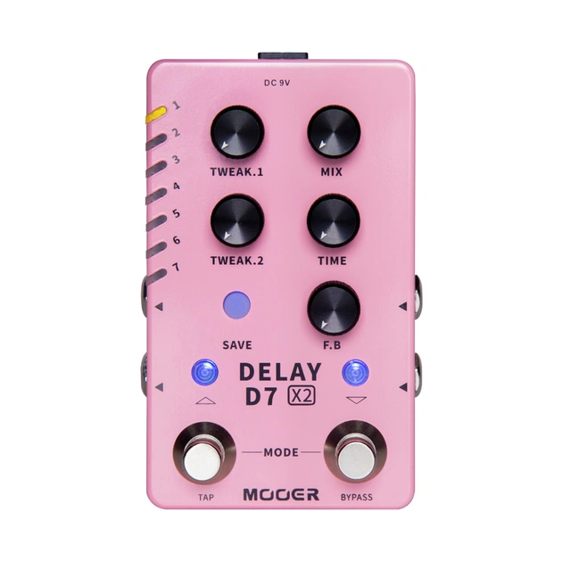 Педаль ефектів Mooer D7 X2 Delay - picture 1