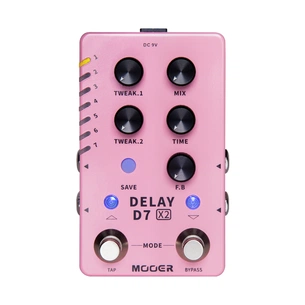 Педаль ефектів Mooer D7 X2 Delay зображення 1