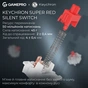 Клавіатура GamePro Asgard Drakkar Keychron Super Red Switch Wireless/Bluetooth/USB UA White (MK305WH) - уменьшенное изображение 9