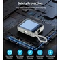 Батарея універсальна Choetech 10000mAh, 35W. PD/3.0, LED Display, buid-in type-C cabel, Grey (B832-GY) - зменшене зображення 5
