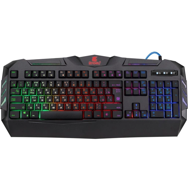 Клавіатура Defender Werewolf GK-120DL RU RGB (45120) - зображення 1