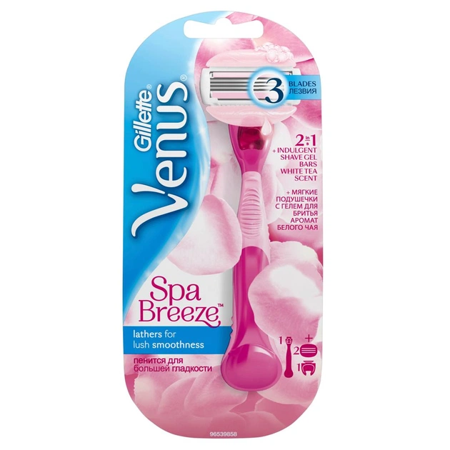 Бритва Venus SPA Breeze з 2 змінними касетами (7702018967230) - изображение 1