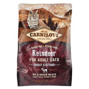Сухий корм для кішок Carnilove Cat Energy and Outdoor 2 кг (8595602512256) зображення 1