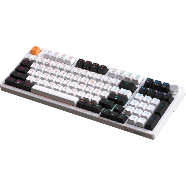 Клавіатура GamePro MK170W Hot-Swap Red Swich RGB USB UA White (MK170W) - picture 4