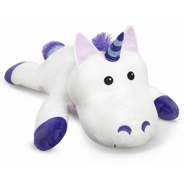 Мягкая игрушка Melissa&Doug Плюшевый единорог - подушка, 70 см (MD30709) - изображение 1
