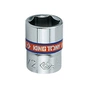 Головка торцева KING TONY 1/4" 6-гранна 1/2" (233516S) - зменшене зображення 1