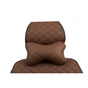 Подушка EVAtech ECO 27х16 см коричнева з коричневою ниткою (SPCRZZ) - зменшене зображення 7
