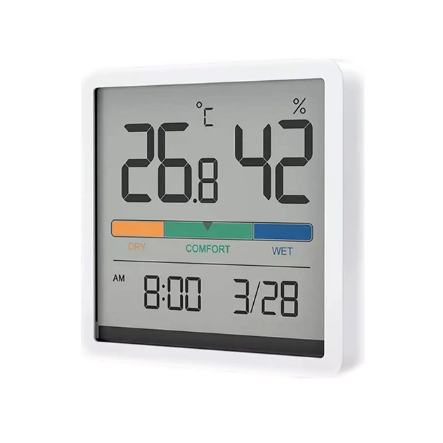 Метеостанція Xiaomi Miiiw Temperature Humidity Clock White S210 (MW22S06) - зображення 1