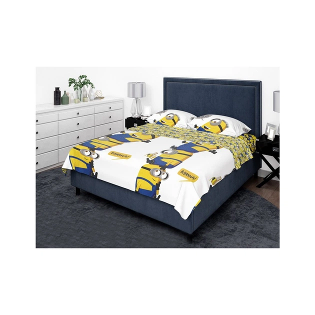 Постільна білизна MirSon Бязь 17-0506 Minions King Size (2200003621860) - зображення 1