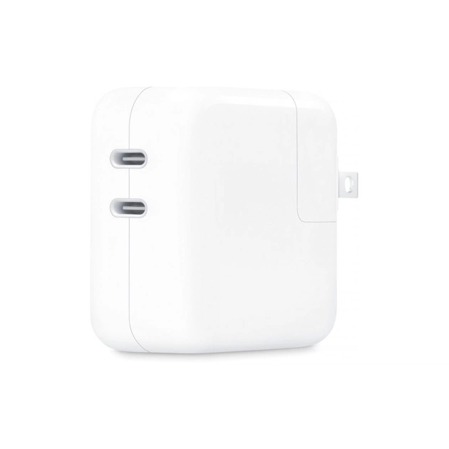 Зарядний пристрій Apple 35W Dual USB-C Port Power Adapter, Model А2676 (MNWP3ZM/A) - изображение 1