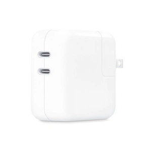 Зарядний пристрій Apple 35W Dual USB-C Port Power Adapter, Model А2676 (MNWP3ZM/A) зображення 1