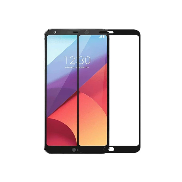 Стекло защитное PowerPlant Full screen LG G6 Black (GL605118) - изображение 1