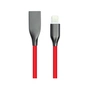 Дата кабель USB 2.0 AM to Lightning 2.0m red PowerPlant (CA911417) - зменшене зображення 1