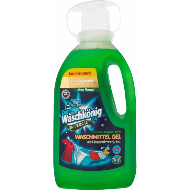 Гель для прання Waschkonig Universal 1.625 л (4260418930405/4260418935325) - зображення 1