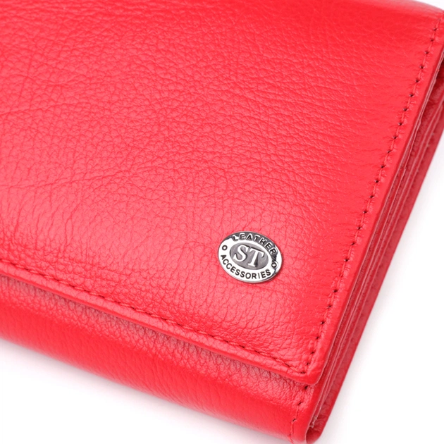 Гаманець ST Leather З натуральної шкіри Червоний (23114) - picture 5