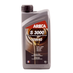 Моторна олива Areca S3000 10W-40 1л (50889) зображення 1