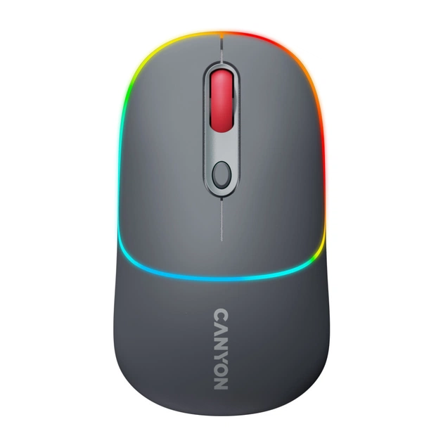 Мишка Canyon MW-22 Dual Band RGB Wireless Dark Grey (CNS-CMSW22DG) - зображення 1