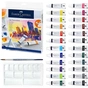 Акварельные краски Faber-Castell Castell Watercolours 24 кольори в тубах по 9 мл + палітра та пензлик, 169624 (31935) - уменьшенное изображение 3