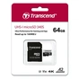 Карта пам'яті Transcend 64GB microSDXC class 10 UHS-I U3 A2 (TS64GUSD340S) - зменшене зображення 3