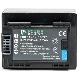 Акумулятор до фото/відео PowerPlant Canon BP-727 (DV00DV1331) зображення 1
