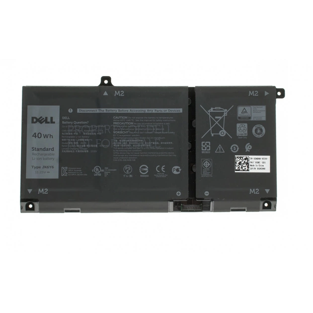 Акумулятор до ноутбука Dell Latitude 3410 JK6Y6, 3550mAh (40Wh), 3cell, 11.25V, Li-ion (A47671) - зображення 1