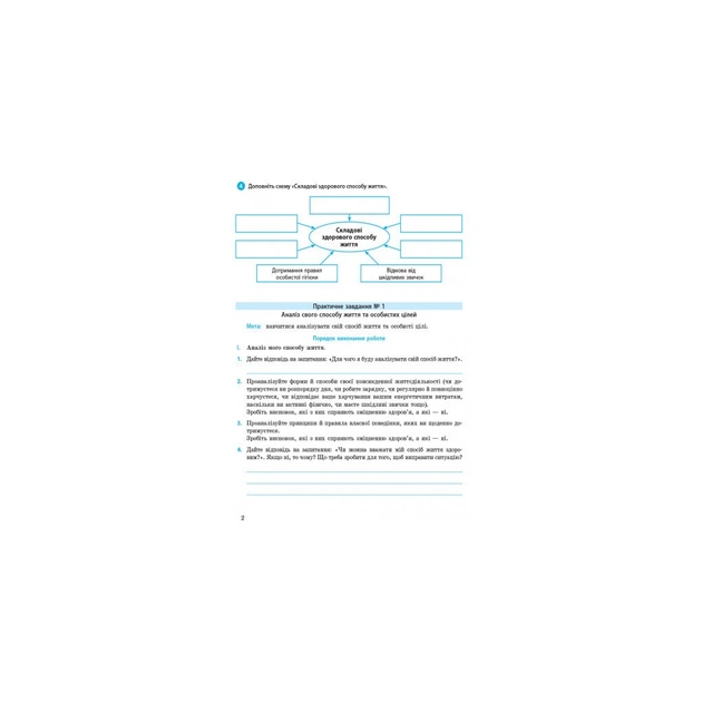 Робочий зошит Основи здоровя. 9 клас - О.В. Тагліна Ранок (9786170935649) - picture 3