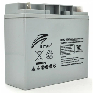 Батарея до ДБЖ Ritar HR12-60W (HR1260W) зображення 1